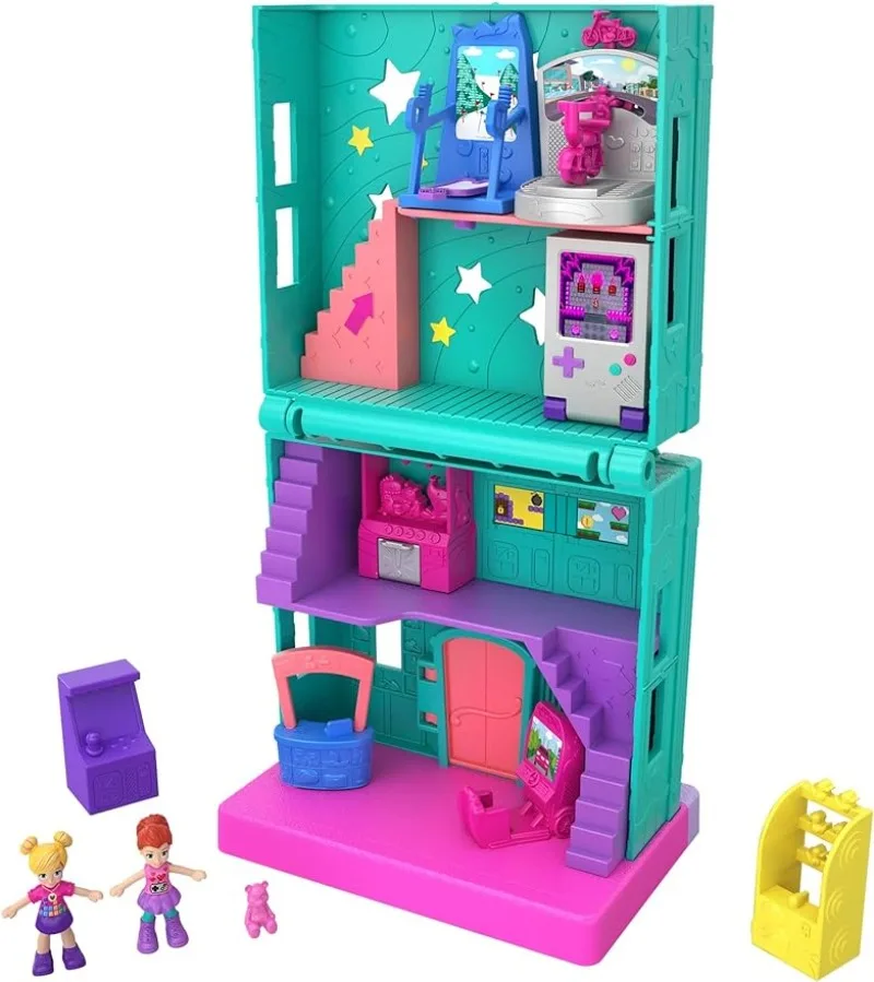 Mini boîte à beurre surprise pour filles, Per Yville Arcade, Polly Pocket, PRWisure, vert, cadeau de vacances, nouveau