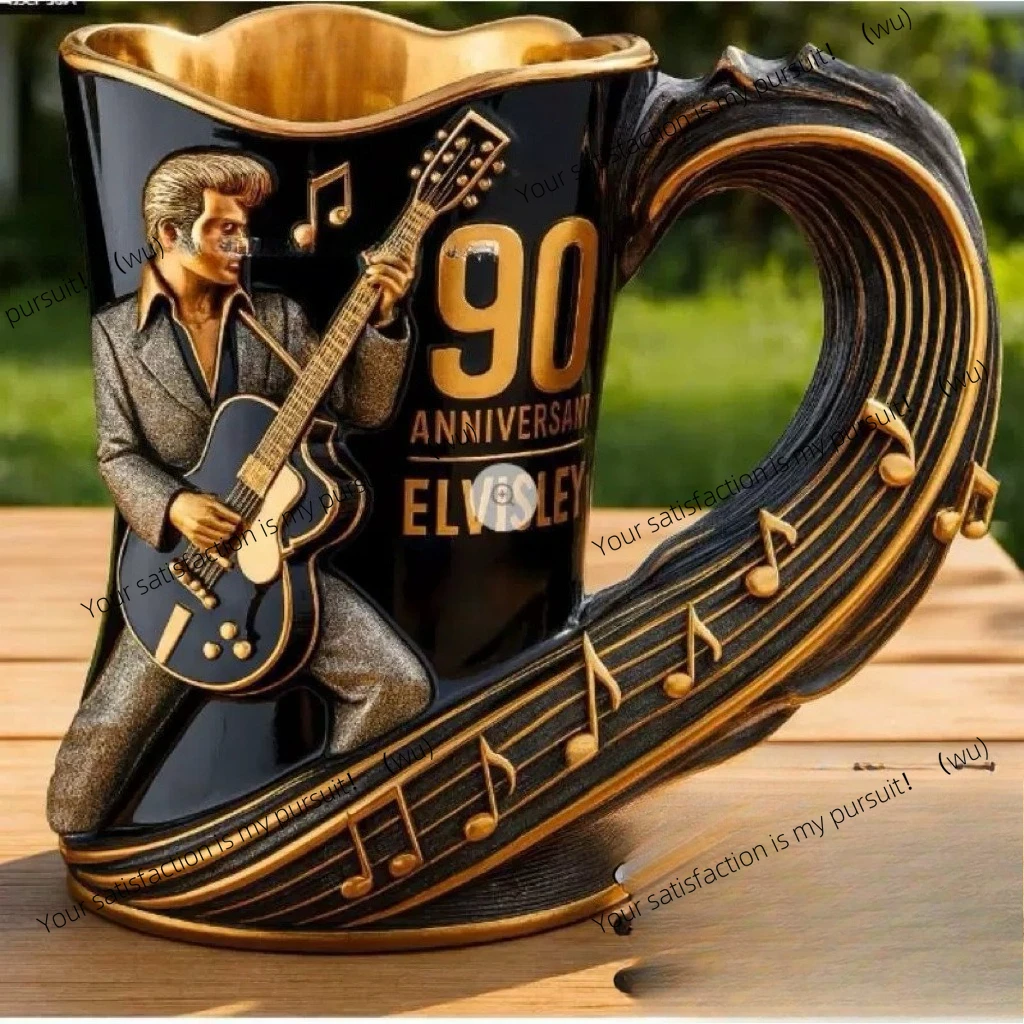 

Кружка ZOCI New Elvis 90th Anniversary из смоляного ремешка с плоским горлышком и вкладышем