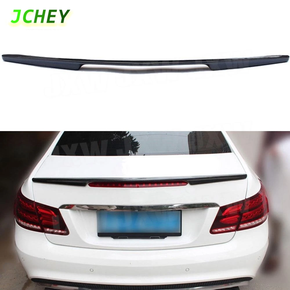 

JCHEY для W207 C207 задний бампер из углеродного волокна, спойлер багажника, крылья для Benz E Class E260 E350 Coupe 2-дверный 2010-2016 FRP