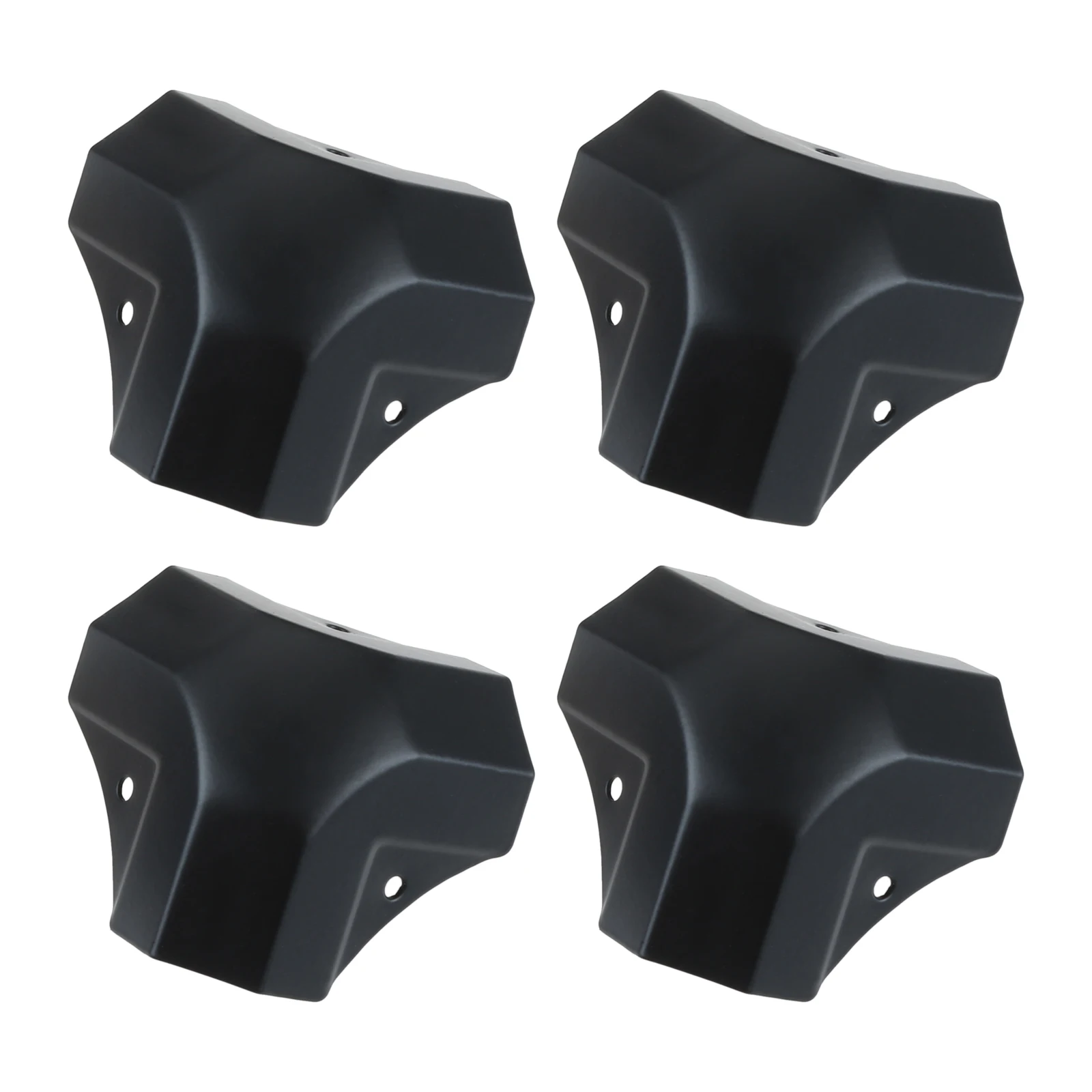 4 Stuks 50Mm K Vorm Flightcase Hoek Driezijdige Hoekbeschermers Meubels Wrap Bagage Gereedschapskist Hoekkast Randafdekking