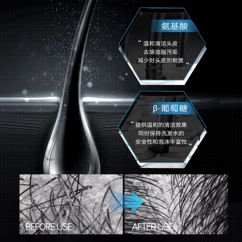 شامبو رجالي للتحكم في الزيت 400 مل عطر بالنعناع الطازج يدوم طويلاً، تنظيف عميق لفروة الرأس الدهنية وإحياء الشعر المنعش #4