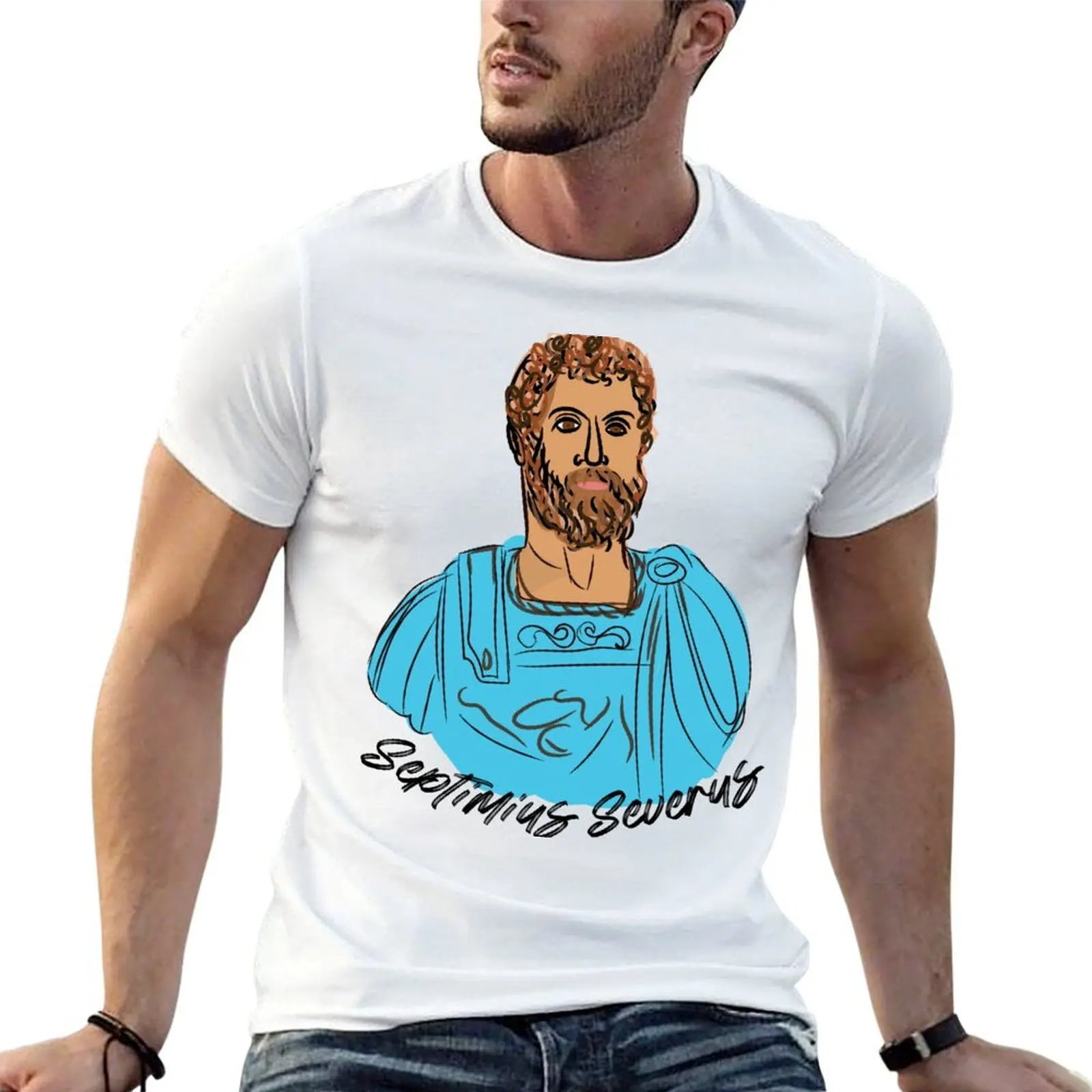 

Septimius for for slim man man man for T-Shirt vintage anime fit t emperor shirts shirts t graphic t shirts SeverusRoman