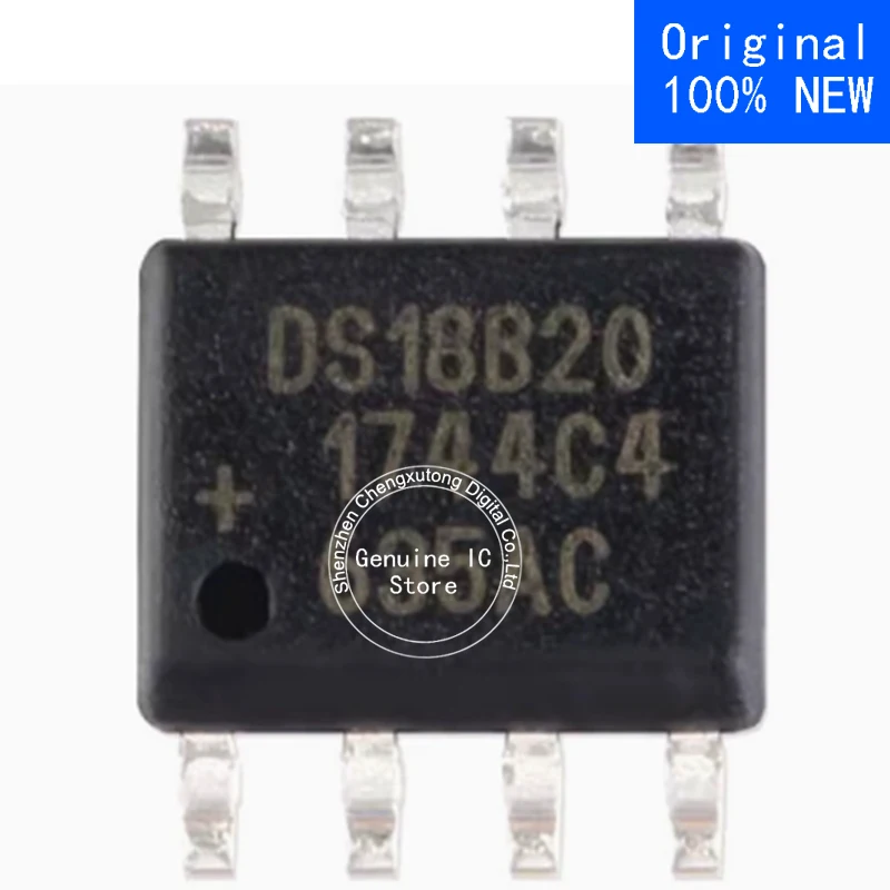 2pcs/lot DS18B20+T&R DS18B20  SOP  100% Original Brand New