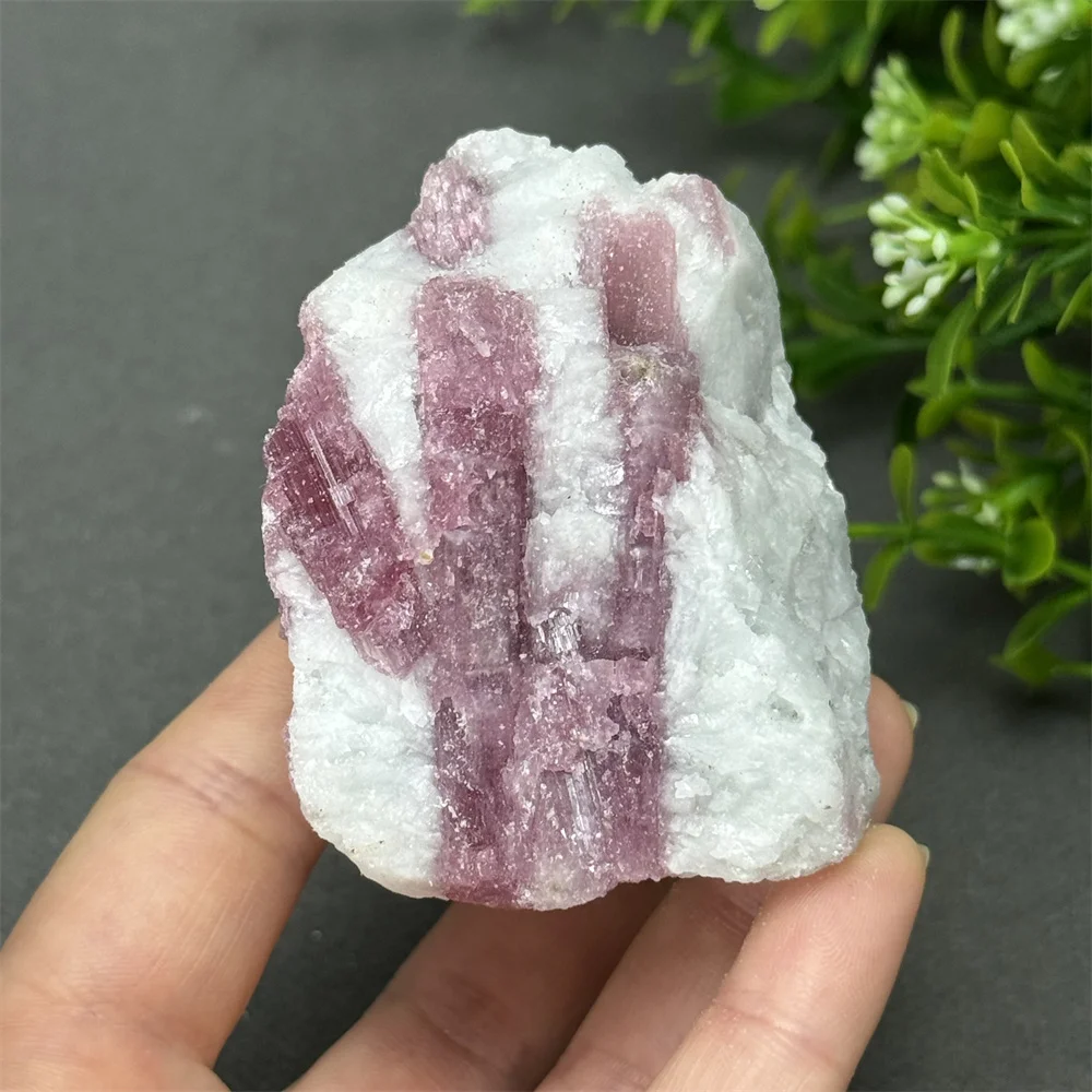 

Natural Pink Plum Tourmaline Irregular Tourmaline Raw Stone Mineral Specimen Reiki Treatment Meditation Home Decoration