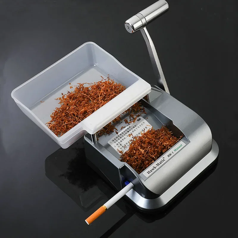 HK-1 5.5/6.5/8mm Cigarette Rolling Machine Manual Cigarettes Roller Maker Hydraulic Type Tobacco Filling Smoking Accessories