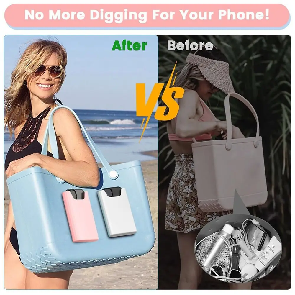 Портативный силиконовый чехол для хранения, мягкий многоразовый чехол-вставка для телефона, органайзер для хранения телефона, сумка Bogg, аксессуары для сумки Bogg