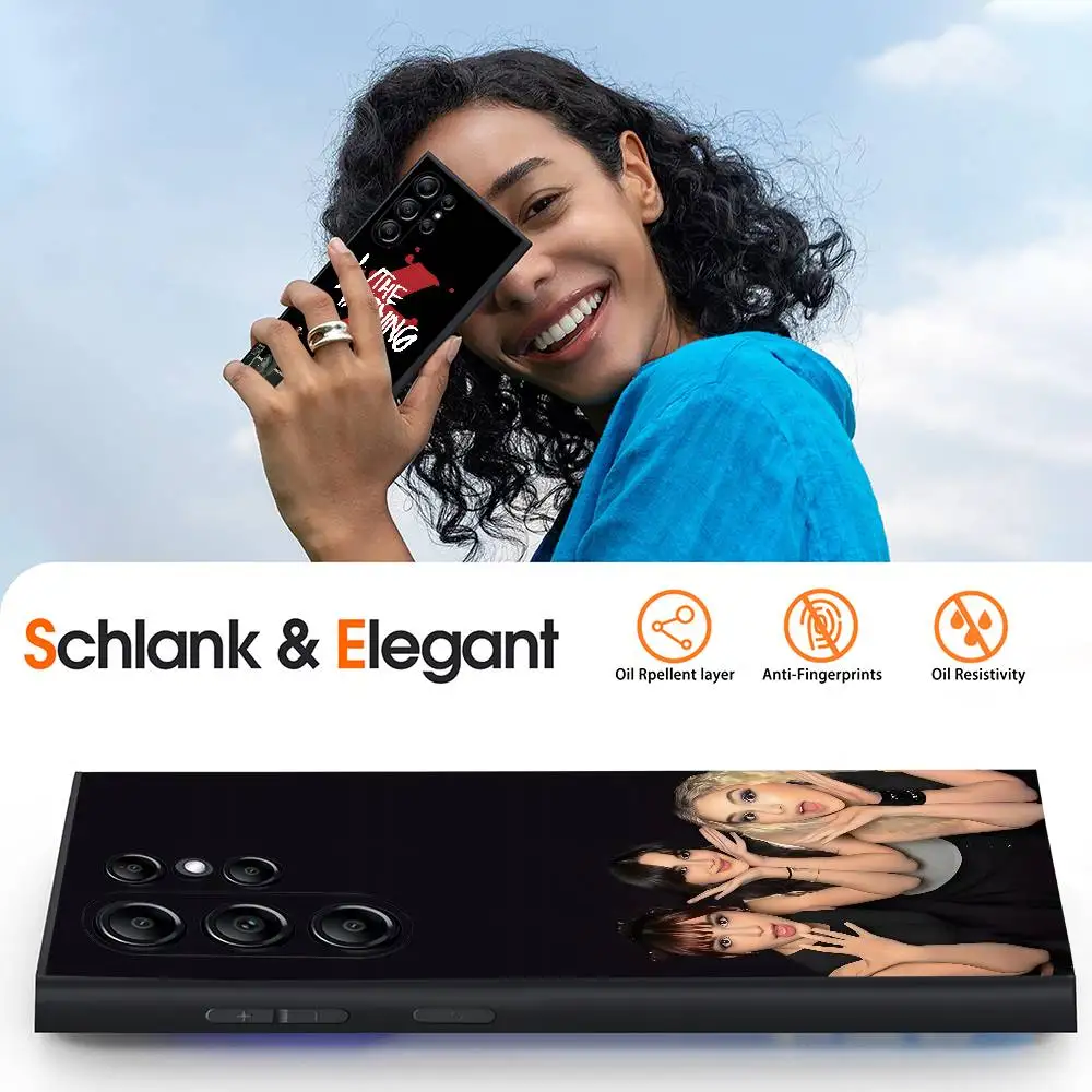 حافظة لهاتف سامسونج جالاكسي S25 S24 S23 S22 S21 S20 Ultra Plus غطاء ناعم متجمد Funda