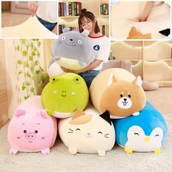 28CM Soft Animal Cartoon Pillow Cushion Cute Fat Dog Cat Totoro Penguin Pig Frog Plush Toy Stuffed Lovely kids Birthyday Gift