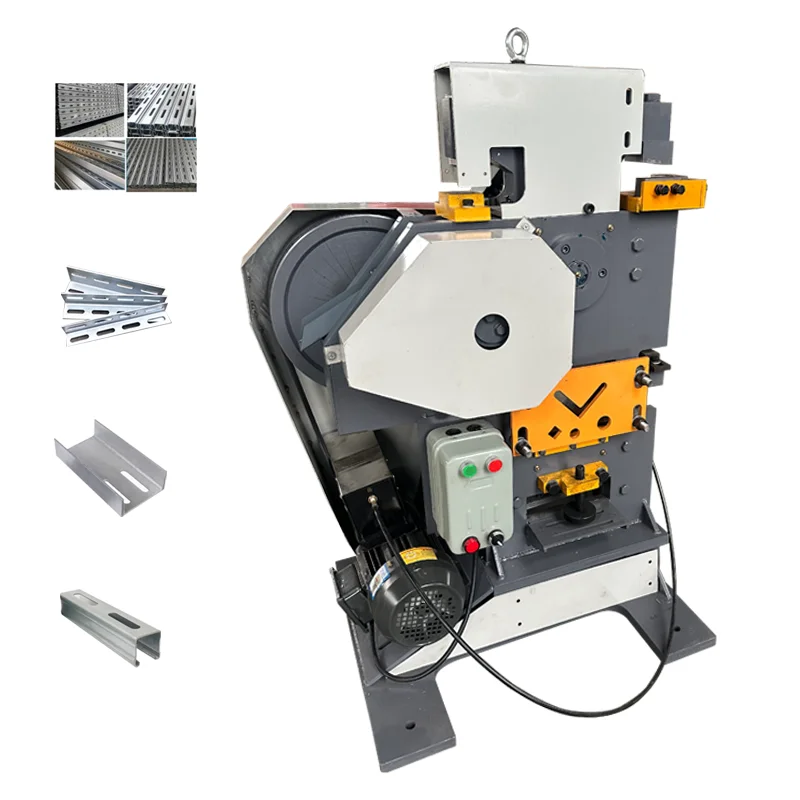 سهلة التشغيل رائجة البيع آلة اللكم والقص قناة آلة قطع الصلب زاوية الحديد زاوية قطع الصلب واللكم #3