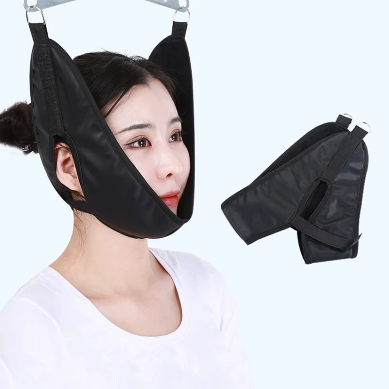 Picture 3: Fixed Strap Pain Relief Chiropractic Tools Headgear Hanging Cervical Traction Device Stretch Neck Harness Neck Stretcher Belt