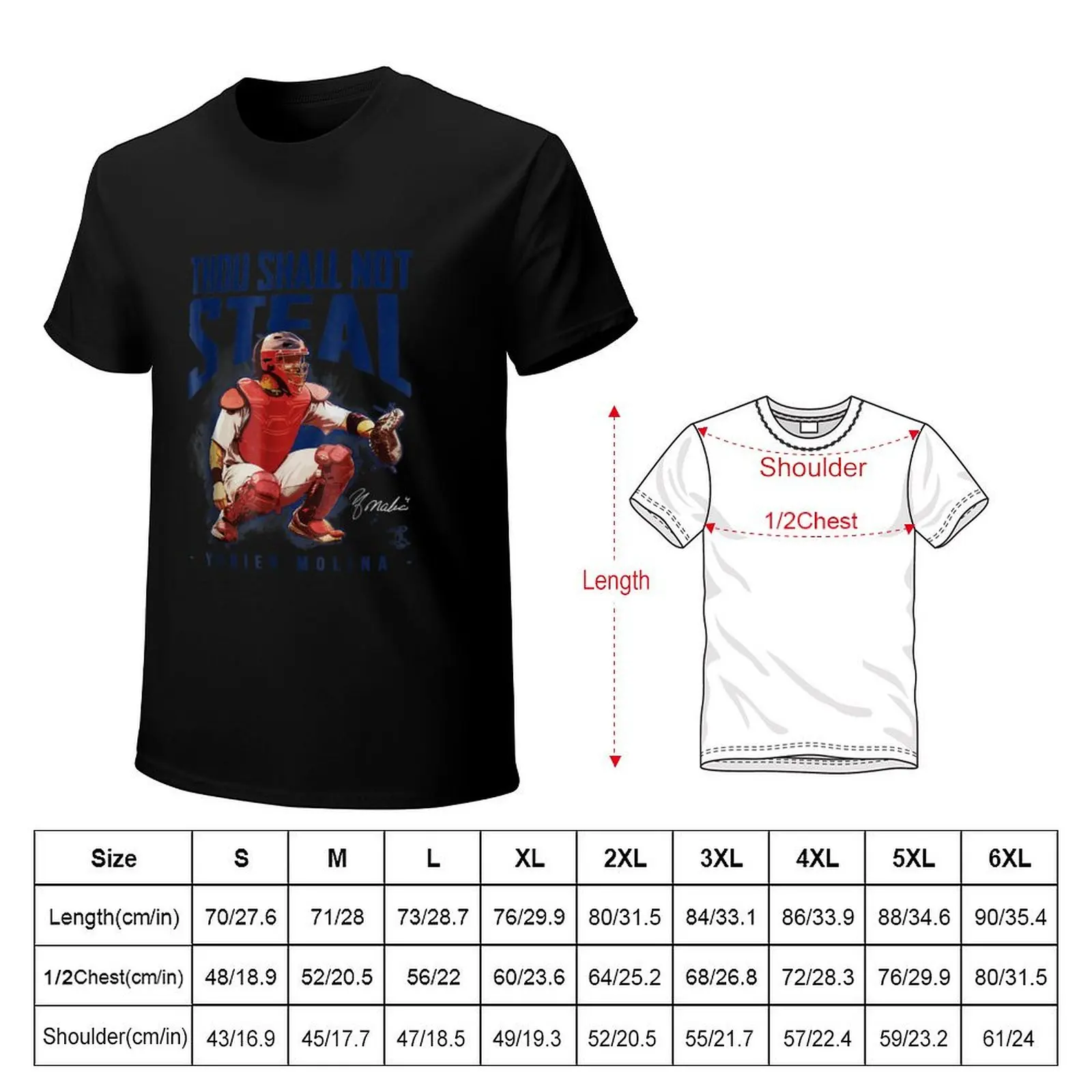 Yadier Molina Thou Shall Not Steal Appare T-Shirt t shirt personalised T-Shirt