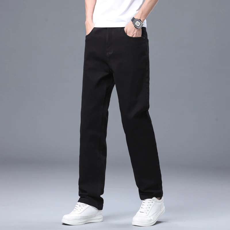 Herren Stretch-Baumwollhose mit Geradem Bein Ganzjahres-Freizeithose für Business und Alltag Modische Koreanische Stilkleidung – Detail 15