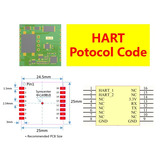 HART UART TTL  serial port modem,AD5700 chip module,Needn't rts,270R and isolate transformer,best selling