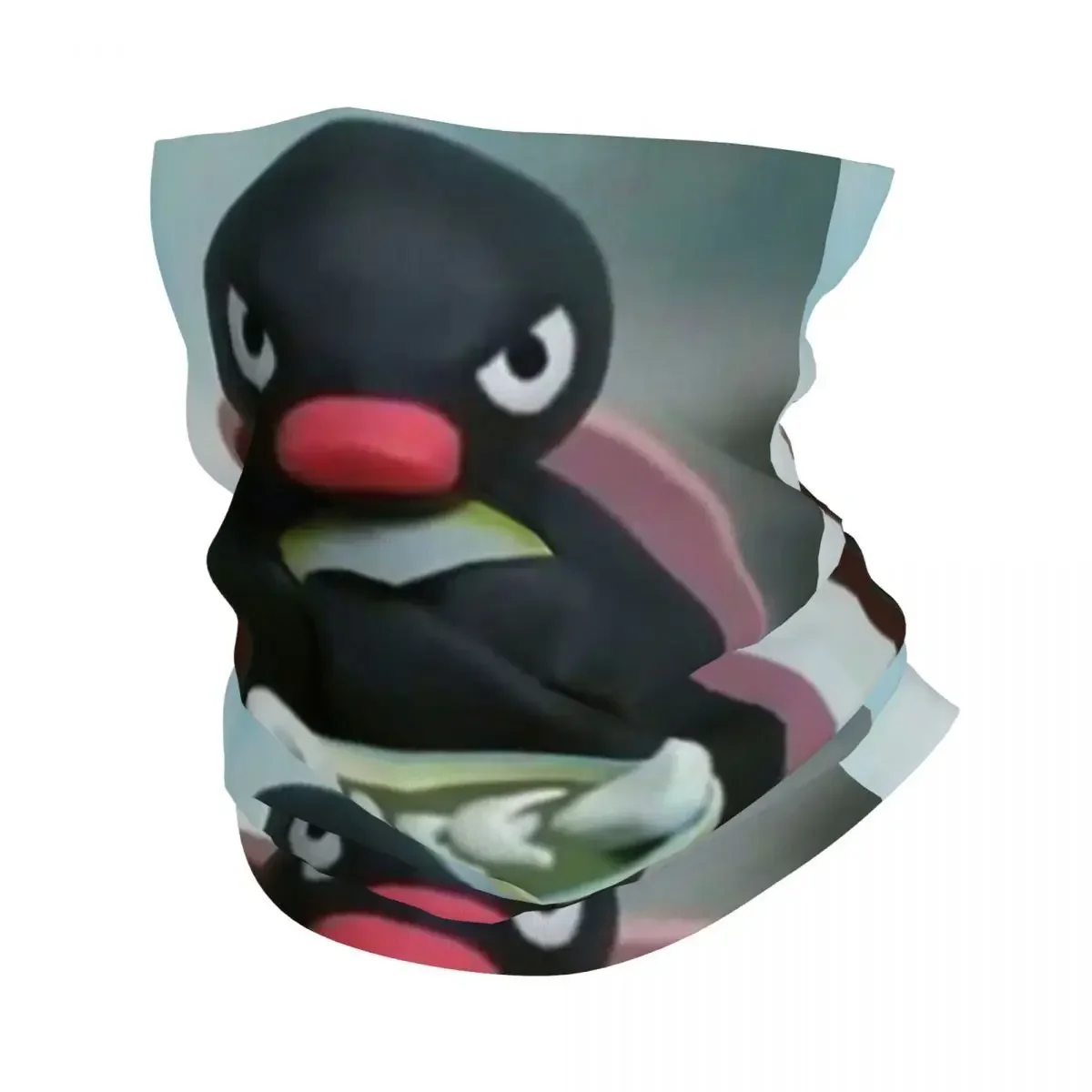 Pingu The Penguin Angry - Noot Noot Bandana Neck Gaiter Printed Magic Scarf Multifunction Headwear Riding Unisex Adult Windproof