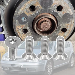 For VW Golf 3/4/5/6/7/8 1H 1J 1K 5K 2000 - 2013 2014 2015 2016 2017 2018 2019 2020 Brake Disc Retaining Screws Countersunk Bolt