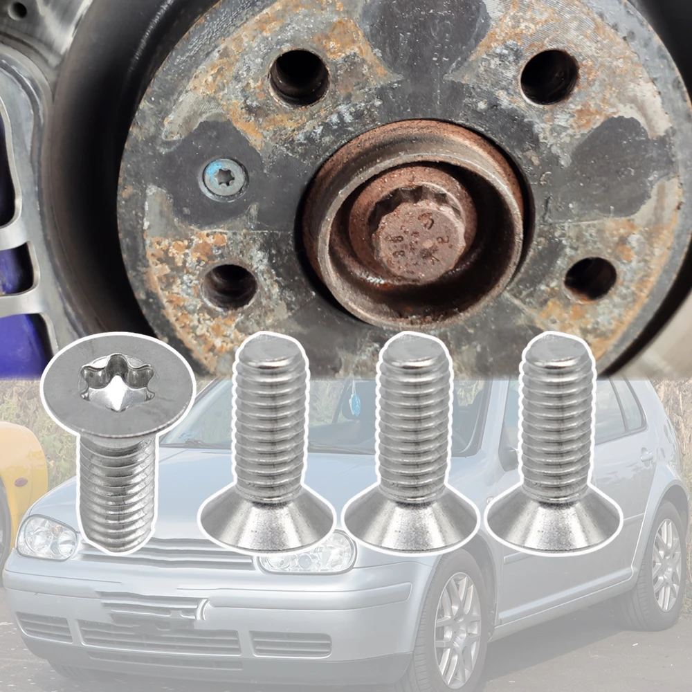 Dla VW Golf 3/4/5/6/7/8 1H 1J 1K 5K 2000 - 2013 2014 2015 2016 2018 2019 2020 hamulec tarcza mocująca śrubę z łbem