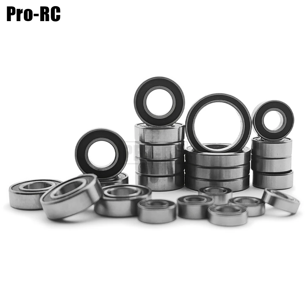 For MUGEN SEIKI MBX8 ECO Rubber Sealed Bearings Kit (24 Pcs)