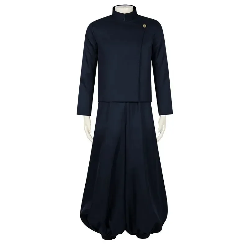 2025 신작 애니메이션 주술회전 코스튬 사토루 고죠 게토 스구루 코스프레 다크 블루 슈트 할로윈 무대 공연 의상 ☆ ☆ ☆ 에이에이