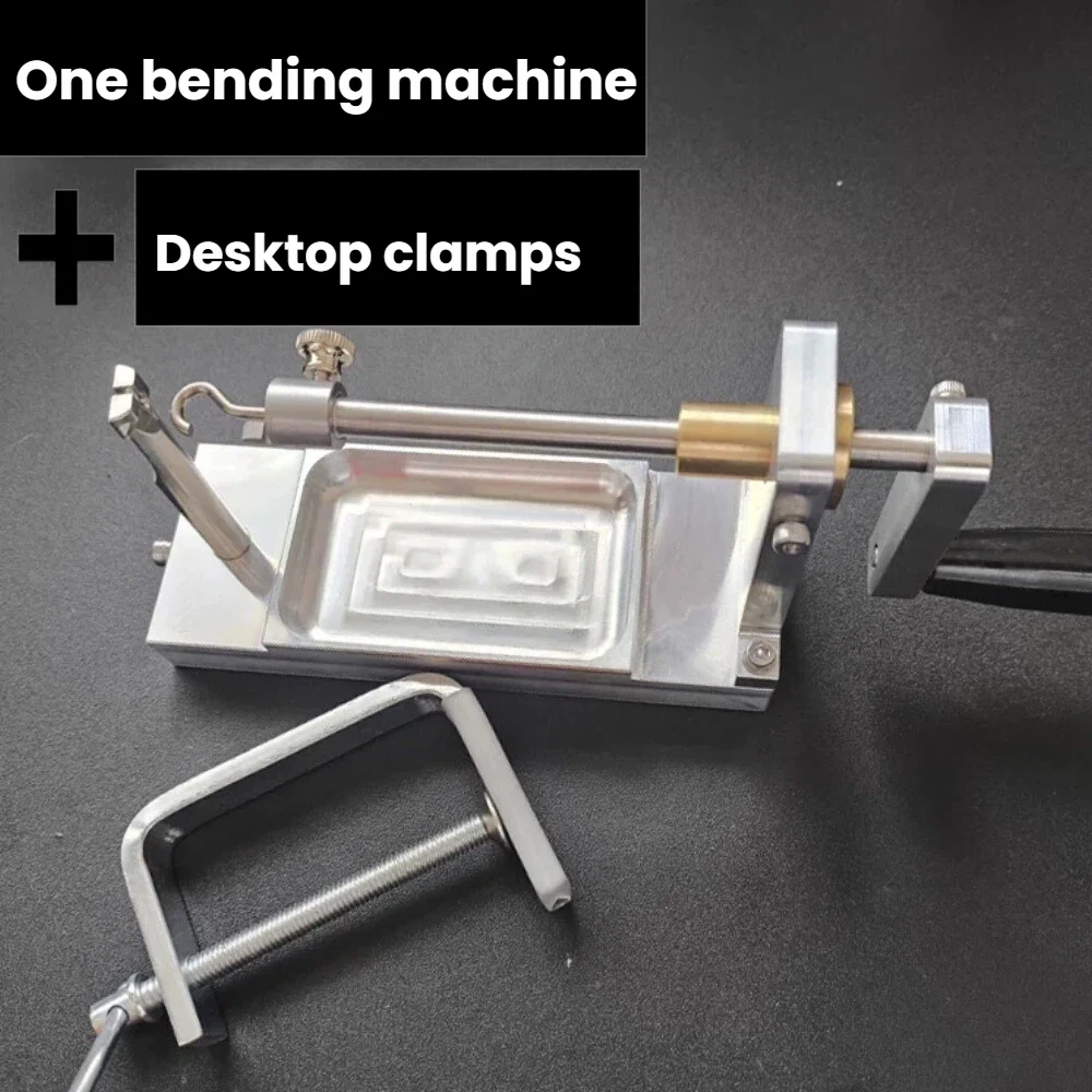Wire bending machine, fishing lure line bending ring tool kit, suitable for fishermen for precise DIY fishing tackle