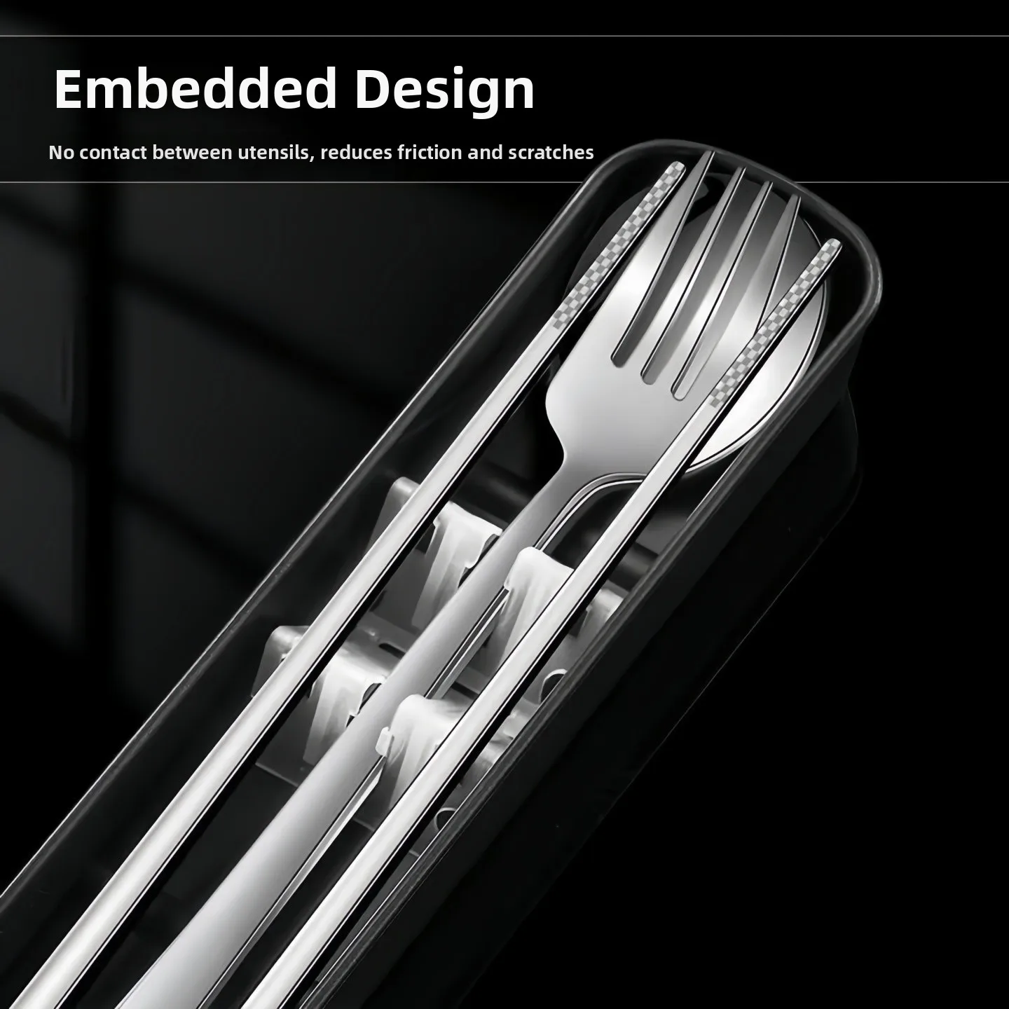 

Портативная студенческая домашняя детская коробка для обеденной утвари, набор тройников, медицинская вилка для еды из нержавеющей стали 36, ложка