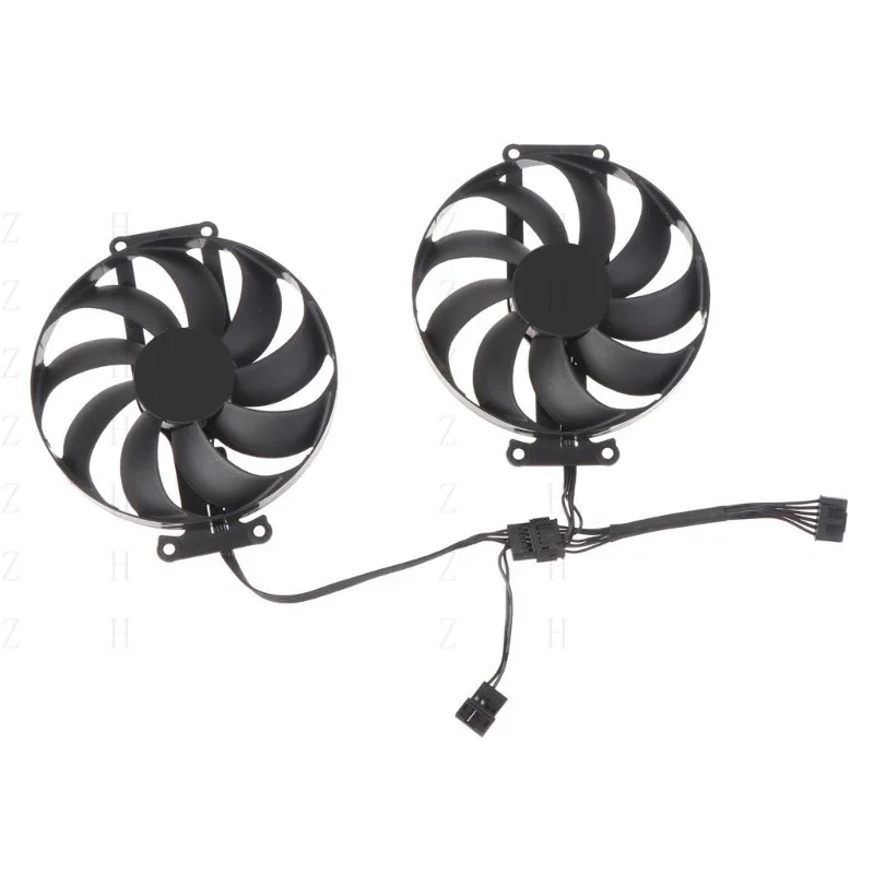 

ZZZZ Cooler Fan for DUAL 3060 VGA Fan Graphics Card Cooling 6Pin 12V 0.5A