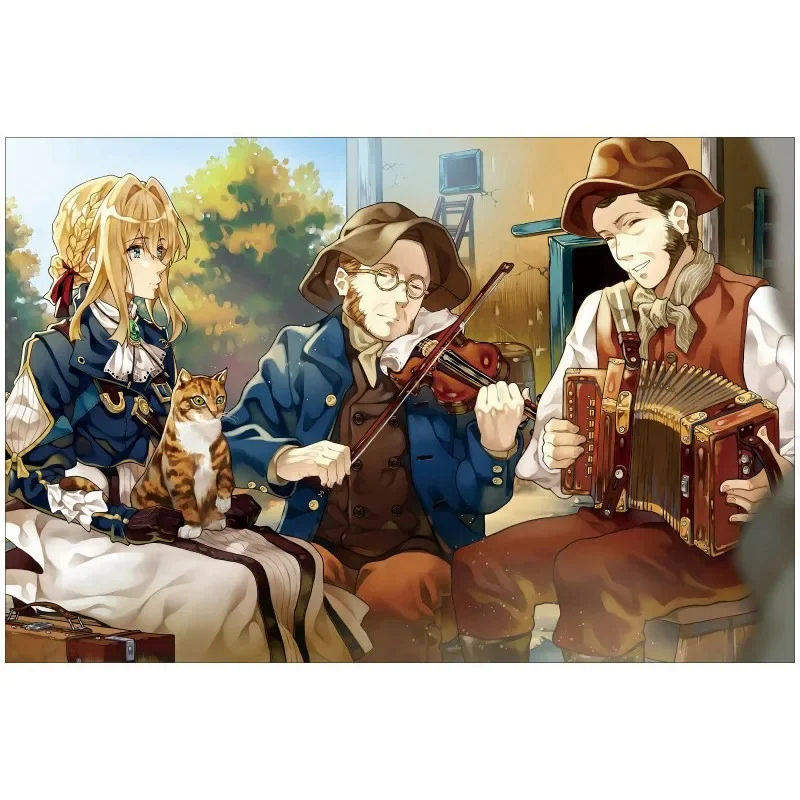 Violet Evergarden Anime 5D Full Round Drill Diamond Painting Eternal Mosaic Embroidery Art Home Wall Decor DIY Craft