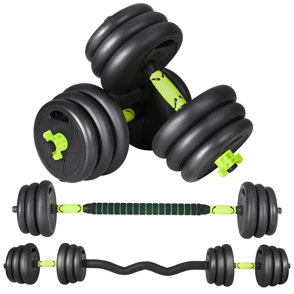 Juego de Mancuernas Ajustables (10 kg-40 kg) - Juego de Pesas Ajustables para Entrenamiento de Fuerza y Musculación - Barra de Conexión, Gimnasio en Casa