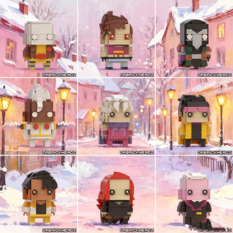 

1377pcs MOC X Men Bundle Brickheadz Model Building Blocks Architecture Creative Toys Christmas Gifts Idea Education Brick Kids