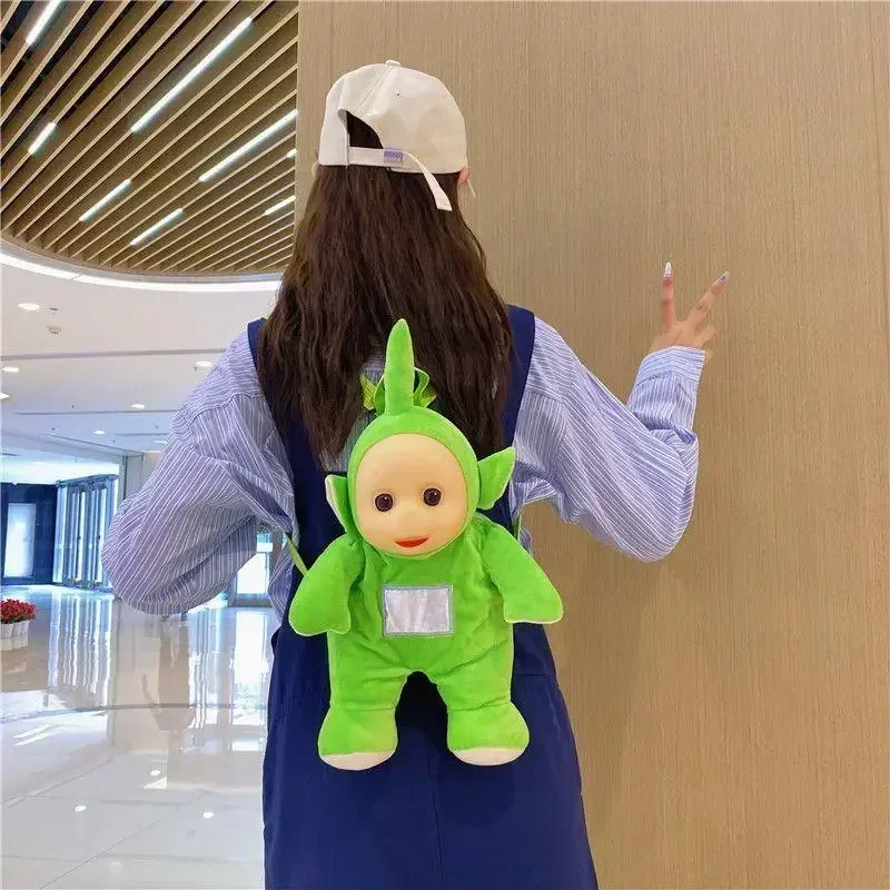 أنيمي The-Teletubbies تأثيري على ظهره لطيف الكرتون المحمولة سعة كبيرة Kawaii حقيبة كتف المدرسية هدية عيد ميلاد