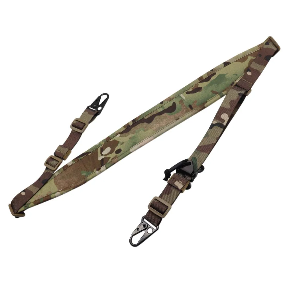 

Новый тактический модульный ремень для винтовки, съемный 2-точечный/1 точечный ремень 2,25 дюйма с мягкой подкладкой для боевого снаряжения, аксессуары для ремня