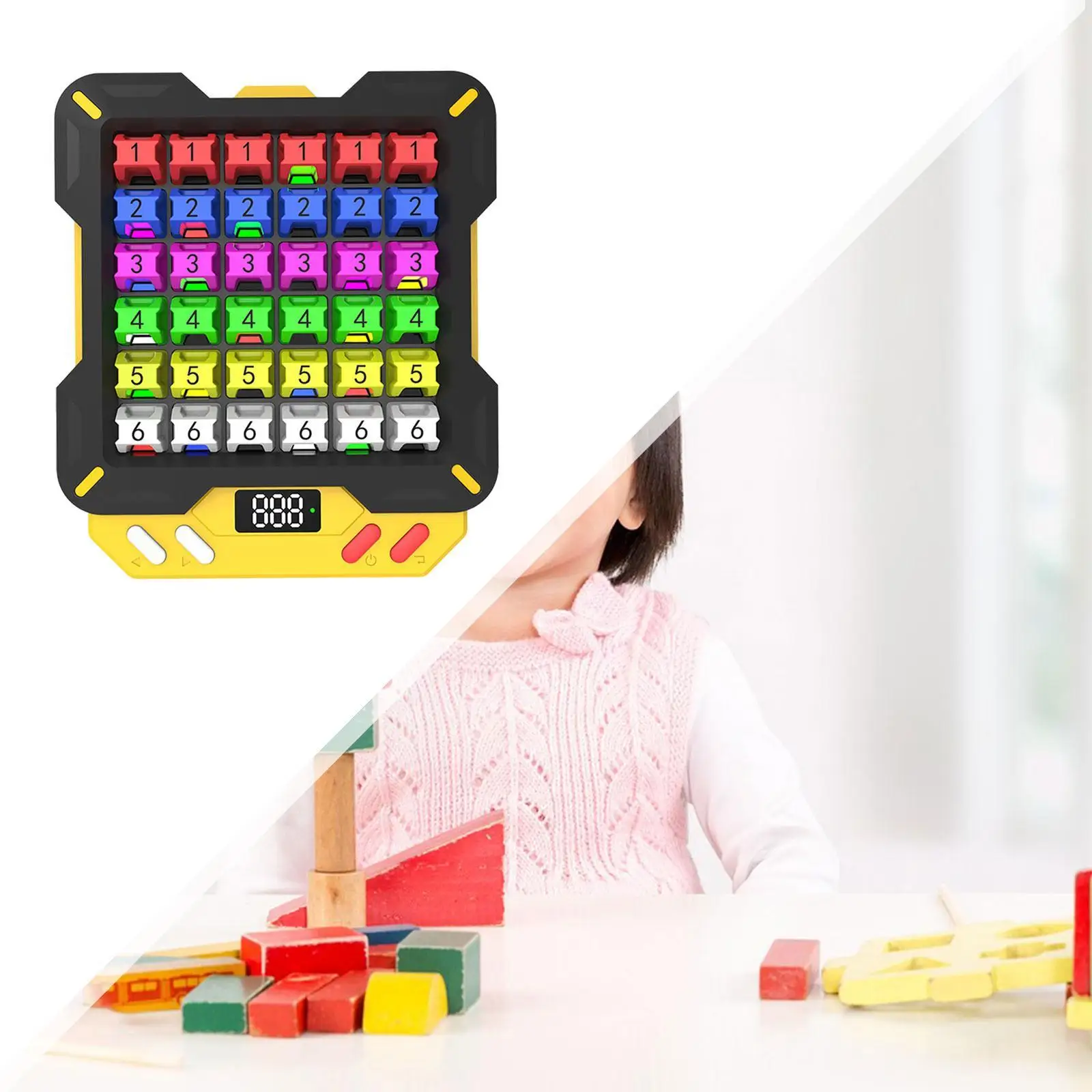 Elektronisches Sudoku-Spiel, Lernspielzeug, lustiges Spielzeug, Geburtstagsgeschenk, elektronischer Teaser