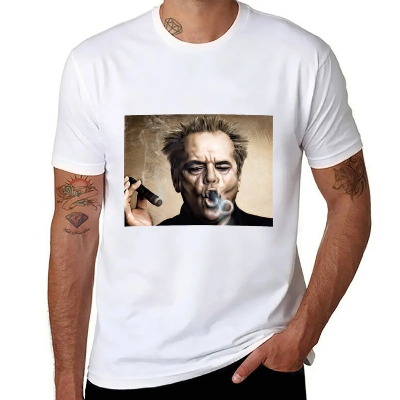 

Jack Nicholson (16) T-Shirt man t shirts high quality luxury brand funny t shirts man T-Shirt
