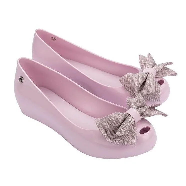 Summer fabric bow single shoe flat casual sandals