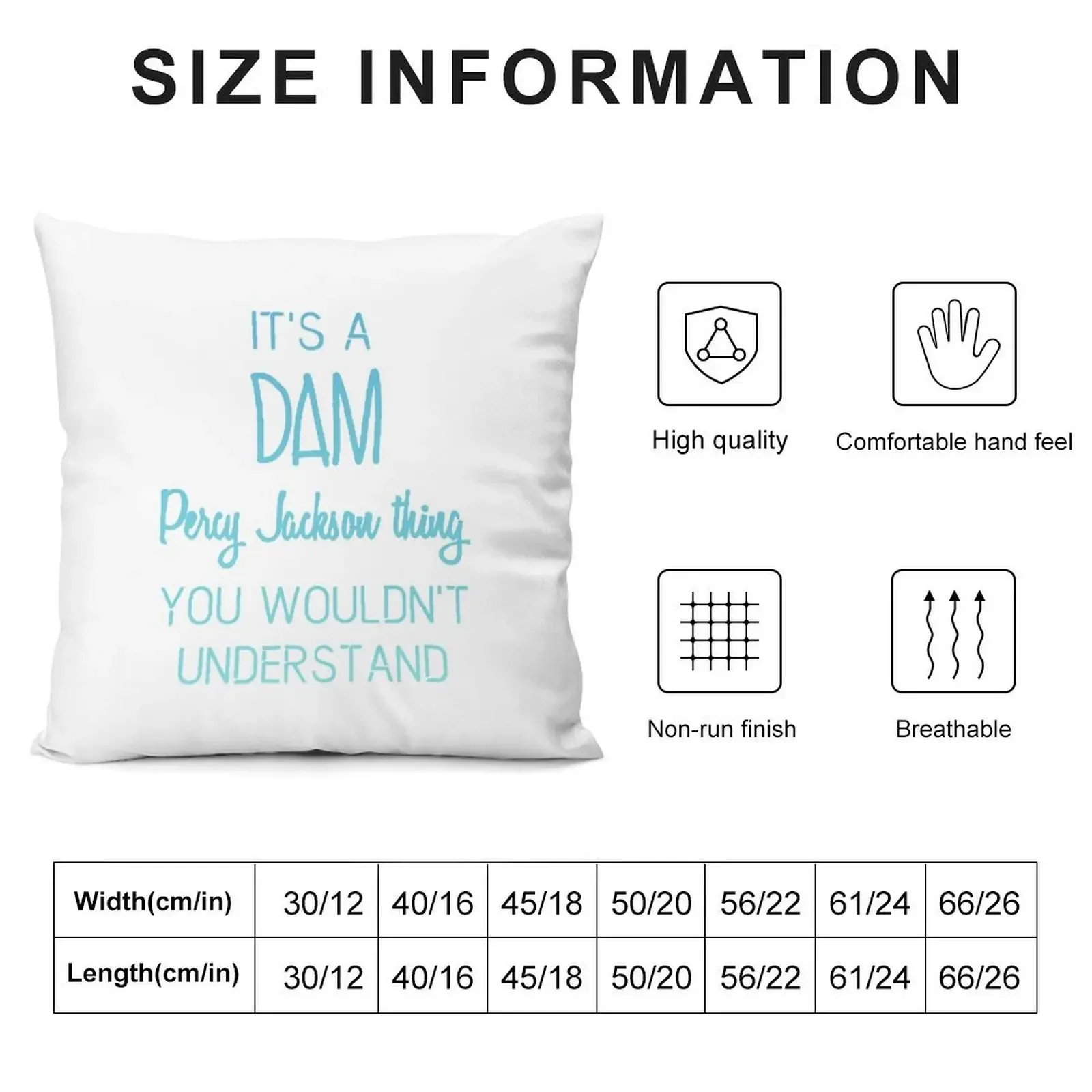 It's A Dam Percy Jackson Thing You Wouldn't Understand Throw Pillow pillowcases for sofa cushions Pillow Cover pillow