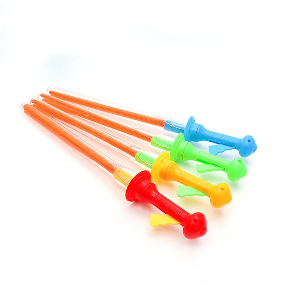 4 Pcs Outdoor Playing Bubble Wands Toy Stick Blowing Bubbles Kids Toys Maker Party Favors Child