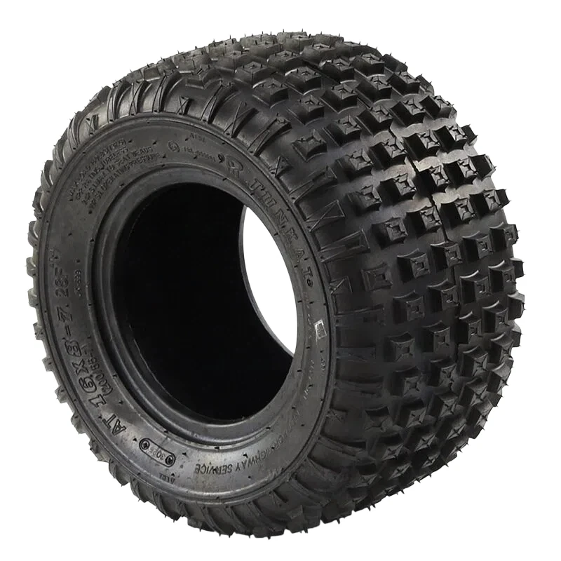 16 inch Vacuum Wheels 16x8-7 Tubeless Tire & 7" Wheel Hub For 50cc-125cc ATV Go Kart UTV Buggy Lawn Mower Snow Plow Quad Golf