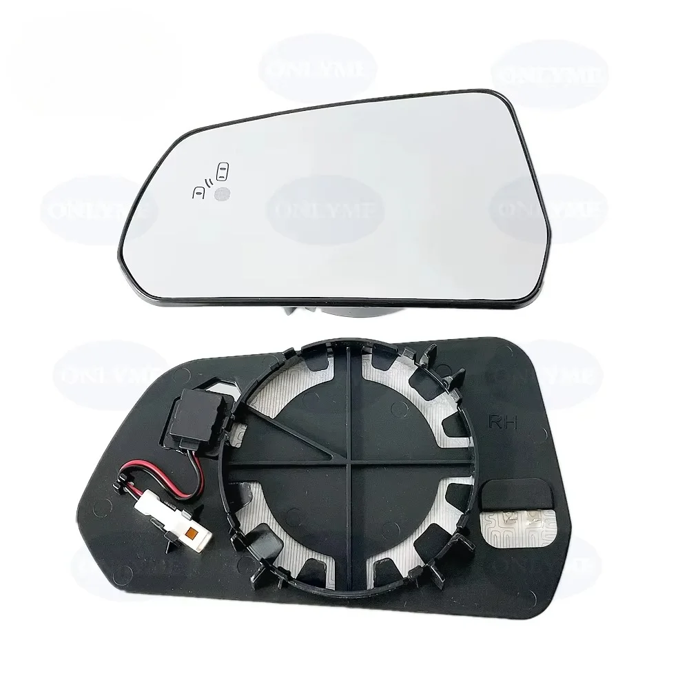 Car Led Warning Blind Spot Mirror Glass For Ford Mustang 2015 2016 2017 2018 2019 2020 American USA Type
