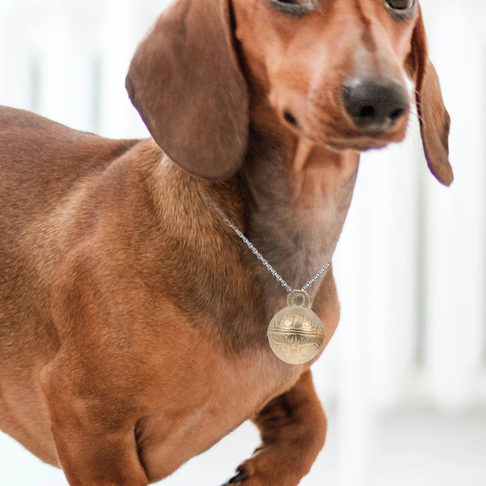 

3Pcs Small Copper Bells for Pets Unique Tiger Head Design Portable Decorative Collar Bells DIY Wind Chimes Feng Shui Decor