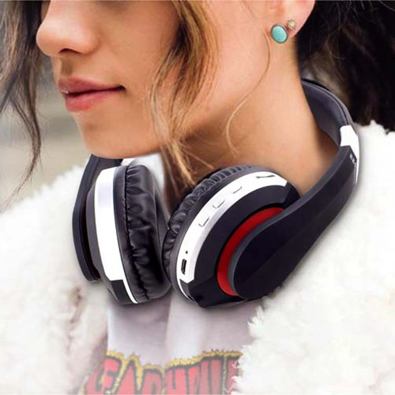 หูฟัง EK-MH7แบบบลูทูธ5.0หูฟังกีฬาแบบพับได้ไร้สายพร้อมเอฟเฟกต์สเตอริโอลดเสียงรบกวน