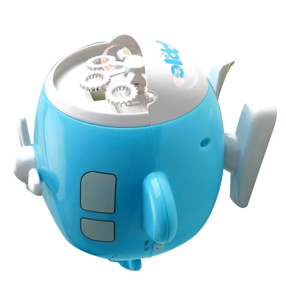 Machine à bulles électrique automatique pour enfants, 1 pièce, fabricant de bulles en plastique, léger, Style de chargement d'hélicoptère, couleur aléatoire