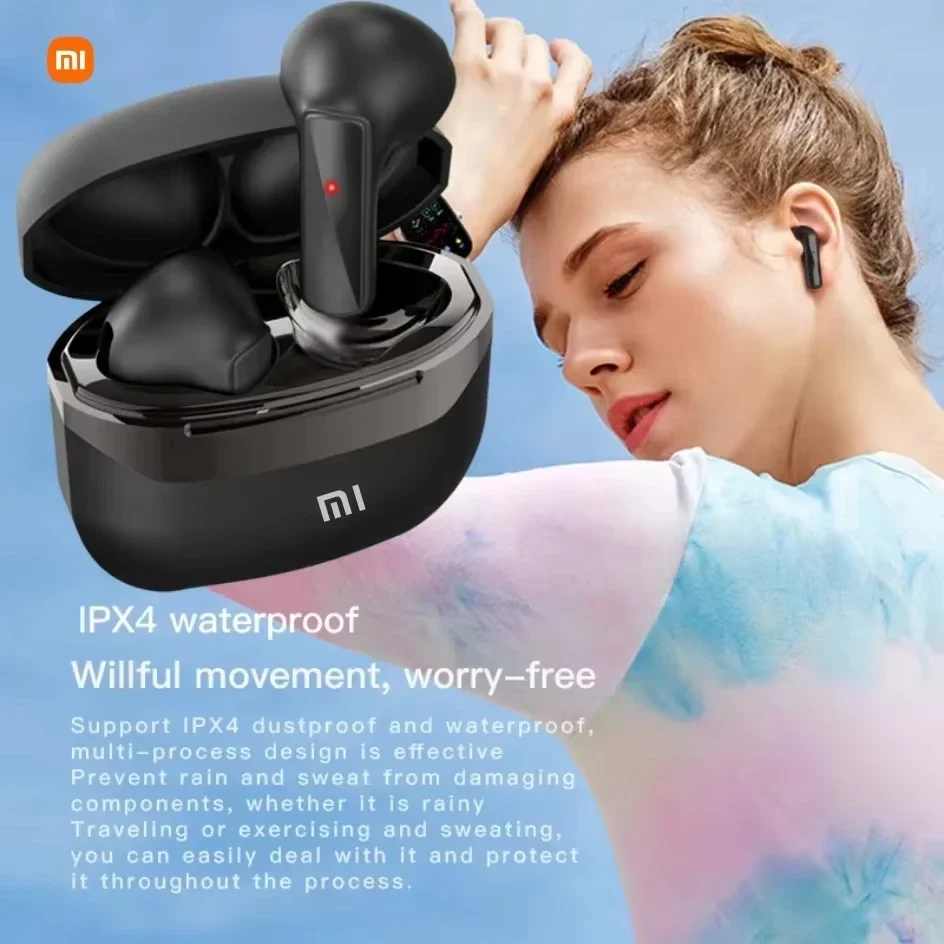 Xiaomi enc/amc air1 com cancelamento de ruído fones de ouvido bluetooth à prova dwaterproof água com cancelamento de ruído inteligente multi funcional