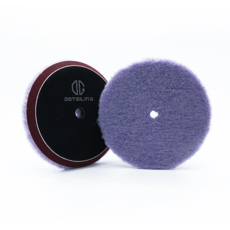 DETAILING Auto Polieren Pad Wolle Polieren Pads Wachsen Polieren Disc Reinigung Kratzer Entfernung Werkzeug 3/5/6 Zoll Selbst-Kleber – Detail 9