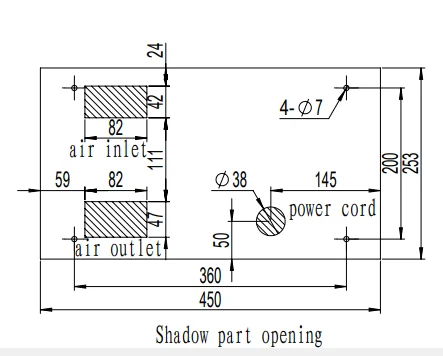 เครื่องปรับอากาศติดตั้งบนตู้ขนาดเล็ก 300W 220V สำหรับแผงควบคุม CNC แบบใหม่ อัตโนมัติ พร้อมคอมเพรสเซอร์ ติดตั้งบนหลังคา
