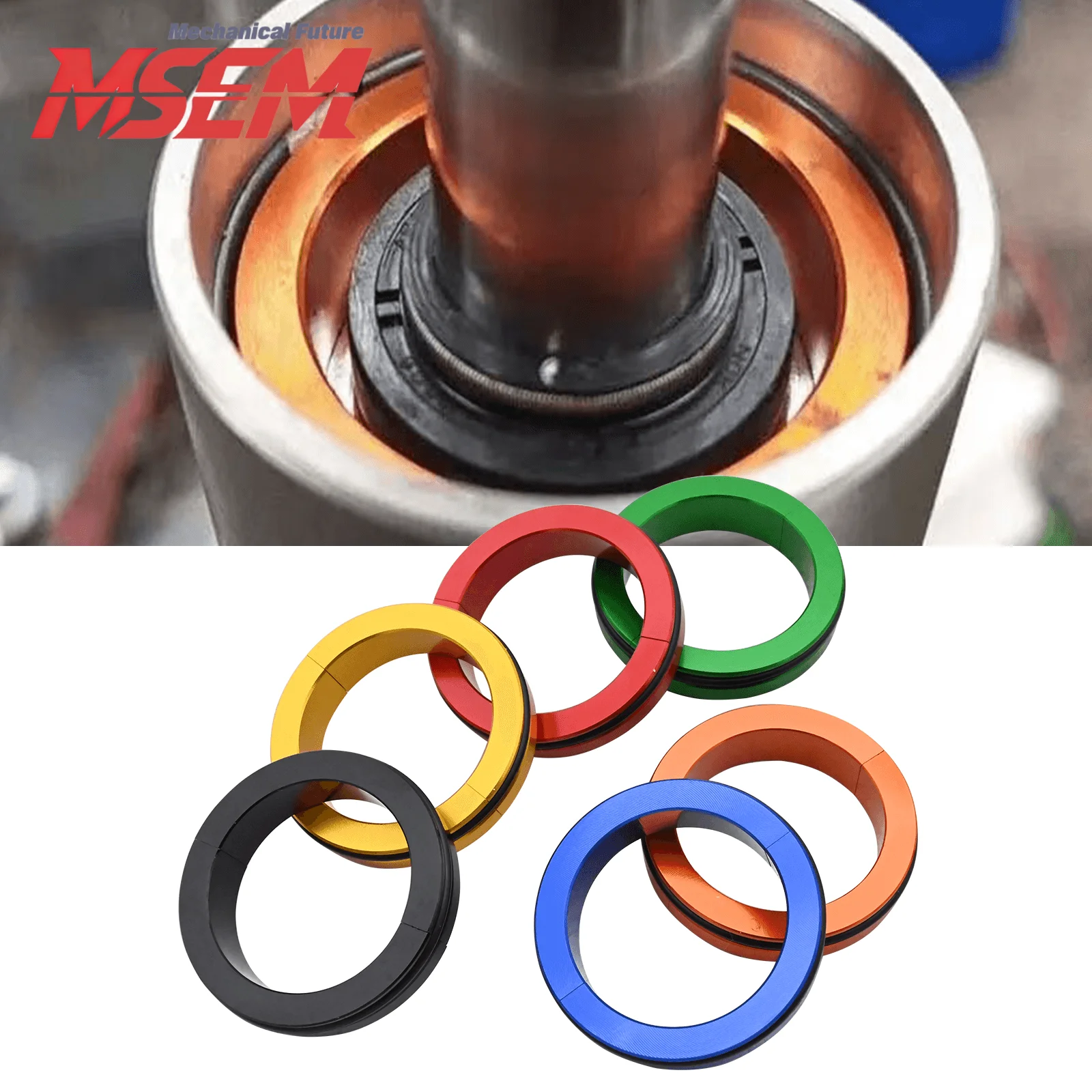 CNC Aluminum Rear Suspension Lowering Adapter Kit 46/50mm Universal  For Kawasaki Suzuki Sherco KTM Honda Yamaha GasGas