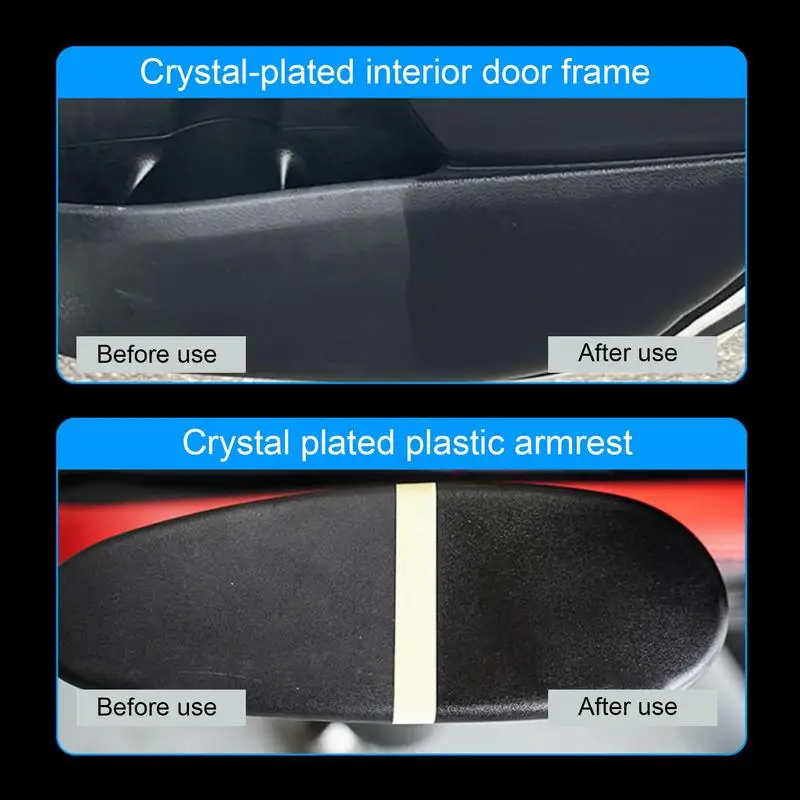 Coating Agent For Automotive Car Crystal Coatings Portable Refurbish Cleaner For Car Door Panels Door Frames Pedals