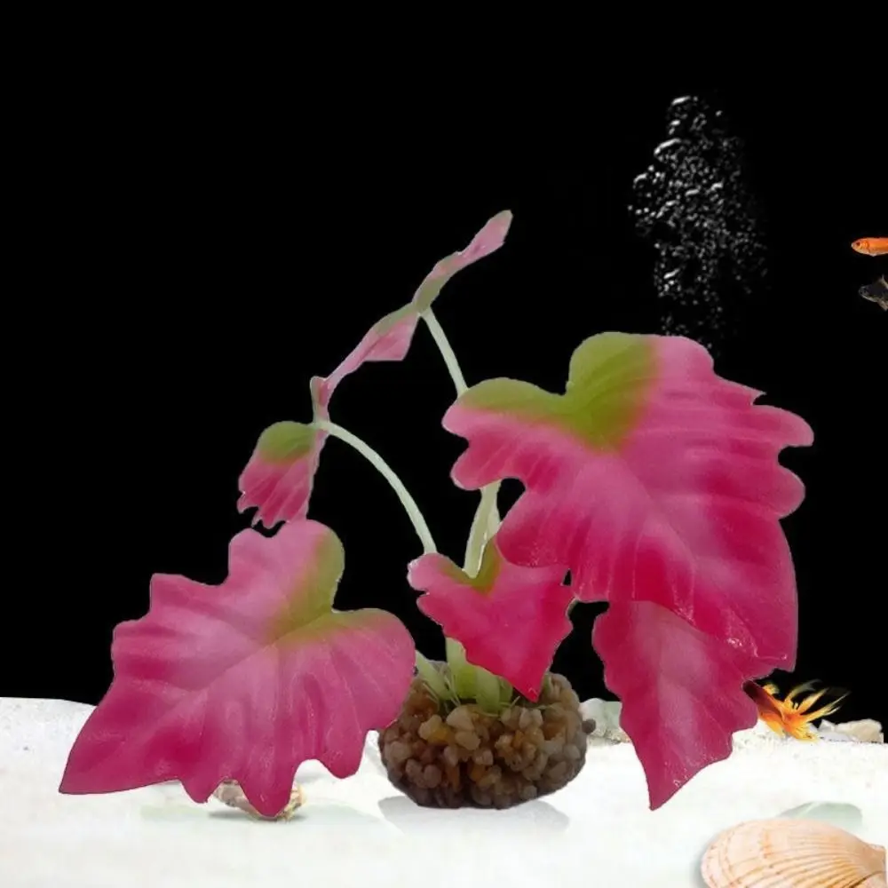 

Plastic Aquarium Water Plants Lifelike Small Fake Green Water Grass Decorative with Sturdy Stems Aquarium Landscaping Terrariums