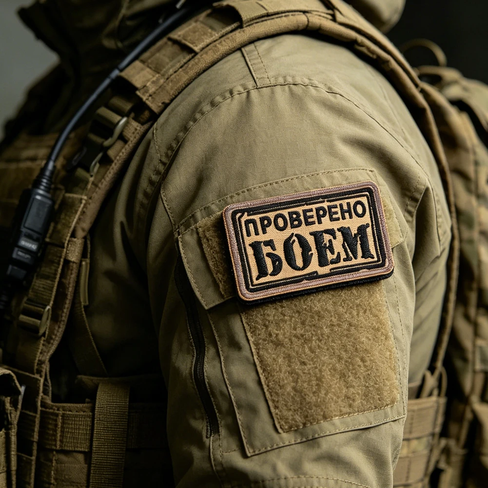 7g Provereno Boem Russian Military Patch Embroidered Hook And Loop Tactical Badge For Backpack Vest Jacket Military Decor Gift