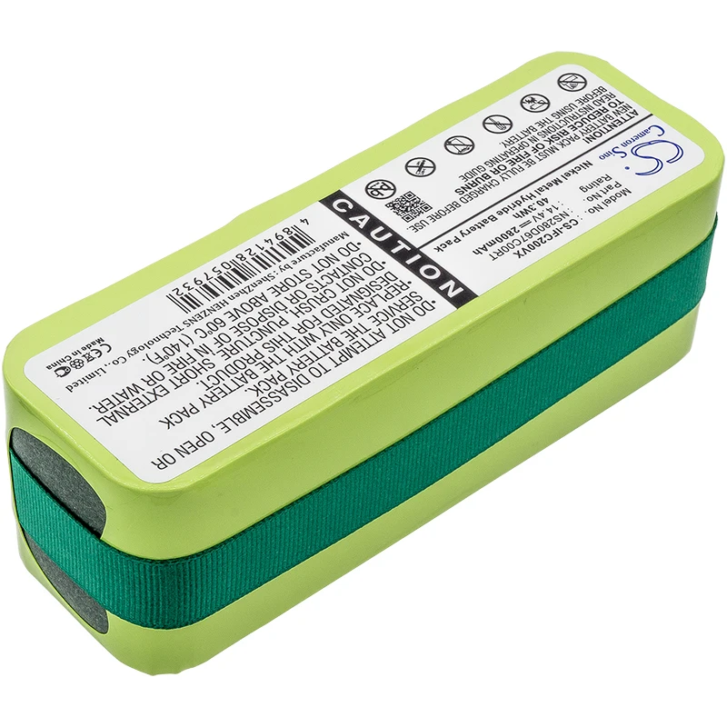 Cameron Sino 2800mAh Battery for Infinuvo CleanMate 365, QQ1, QQ2, QQ2 Basic, QQ-2 Green, QQ2 LT, QQ-2 Plus, QQ-2 White, QQ-2L