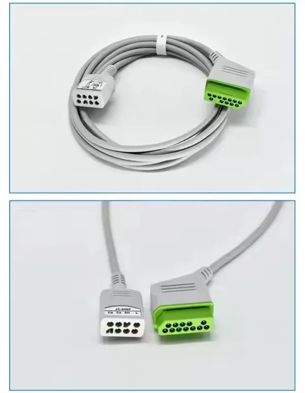 Compatible with 12-pin JC-906P ECG Trunk Cable 2.4m Medicals Consumables for BSM-2301