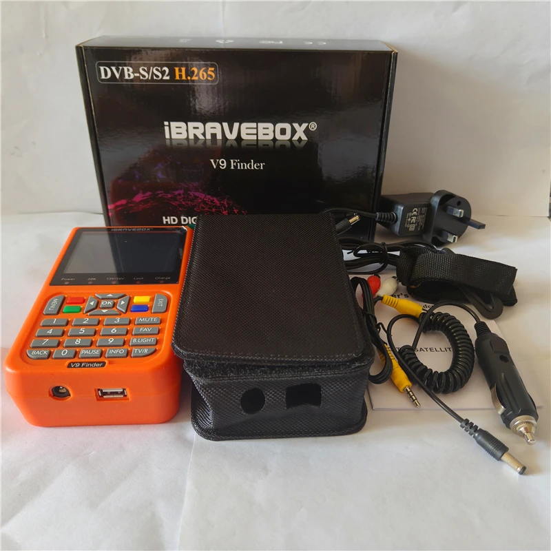 3.5'' ibraveboox V9 Satellite TV Finder Digital Signal Meter DVB-S DVB-S2 VS Gtmedia V8 Finder 2 WS6933 Satellite Meter Finder